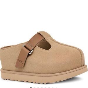 Ugg Goldenstar Hi T-Strap Suede Platform Mary Jane Slip On Clogs 9